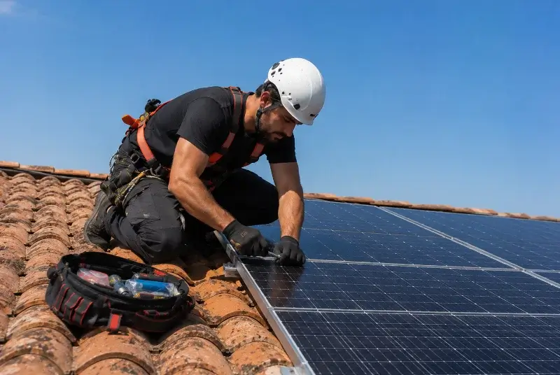 Maintenance et monitoring de panneaux solaires à Montlaur-en-Diois